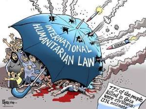 international law - israel Gaza